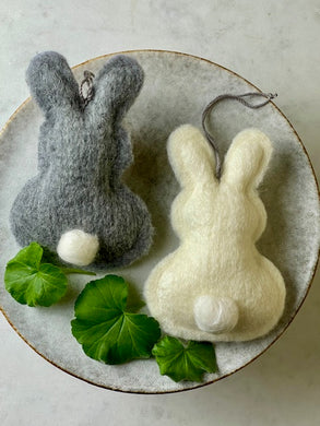 Easter Bunny Felted Soap Sachet - Multiple Colors & Scents