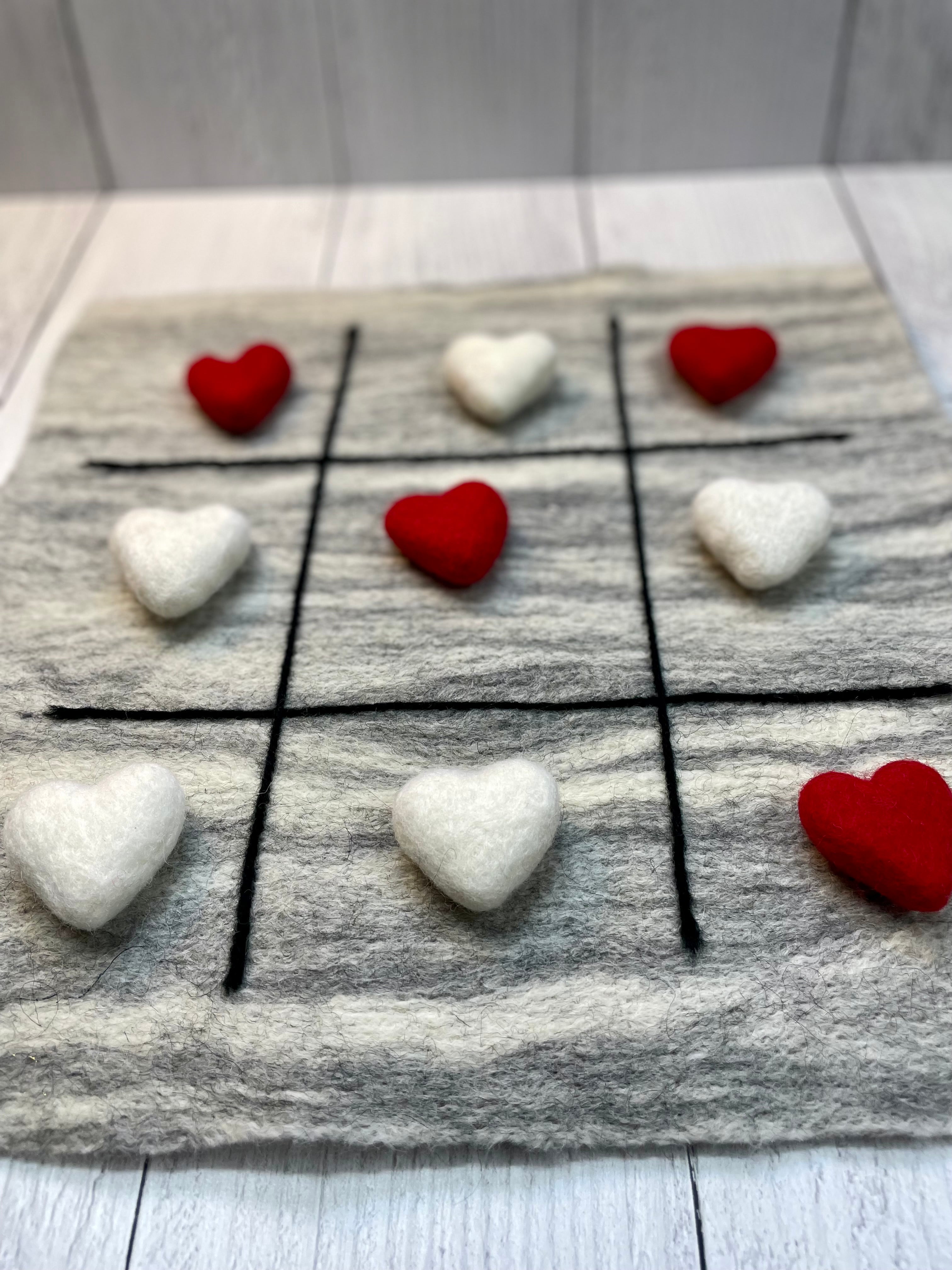 Valentine Heart Tic-Tac-Toe Game