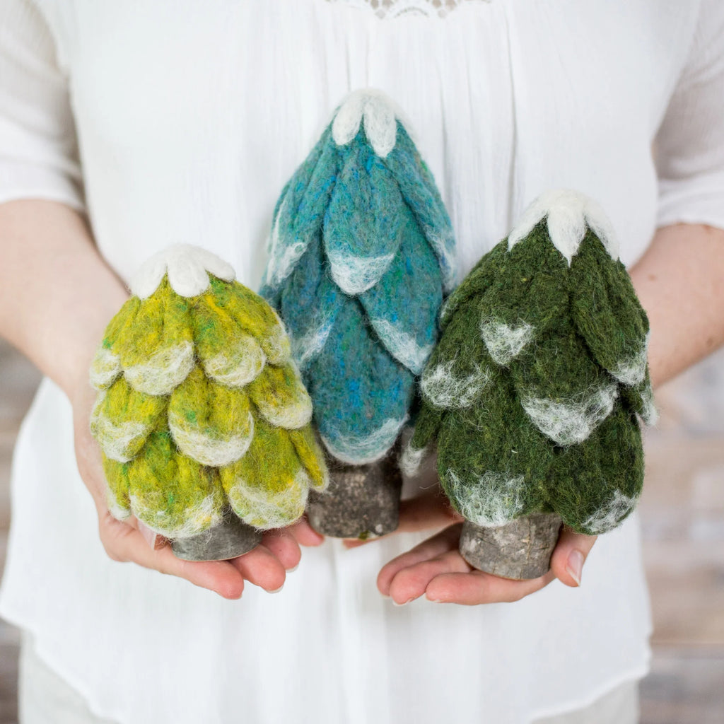 Evergreen Trees Needle Felting Kit