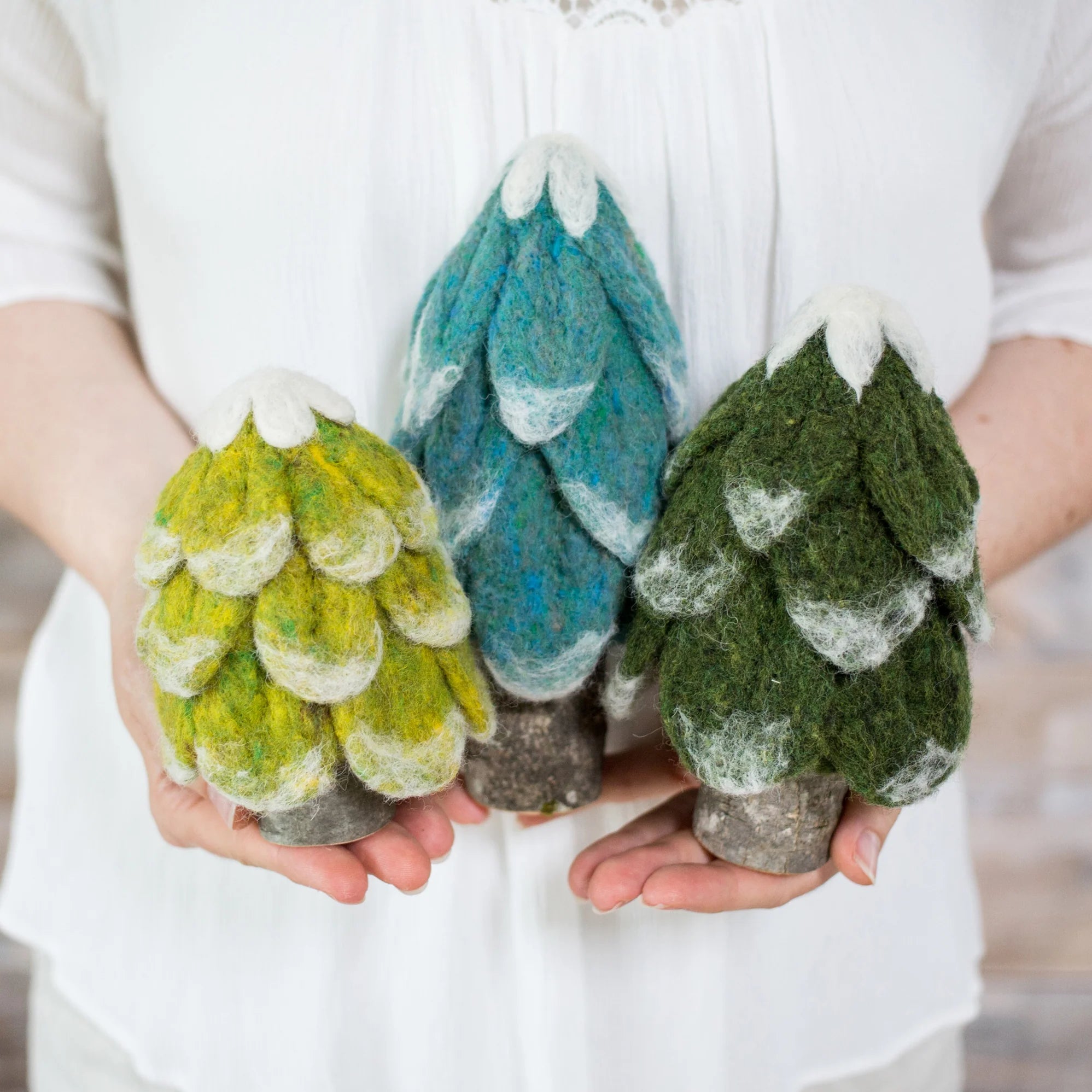 Evergreen Trees Needle Felting Kit