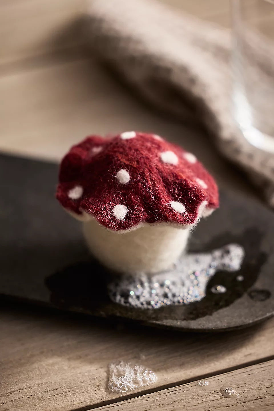 Felted Mushroom Soap