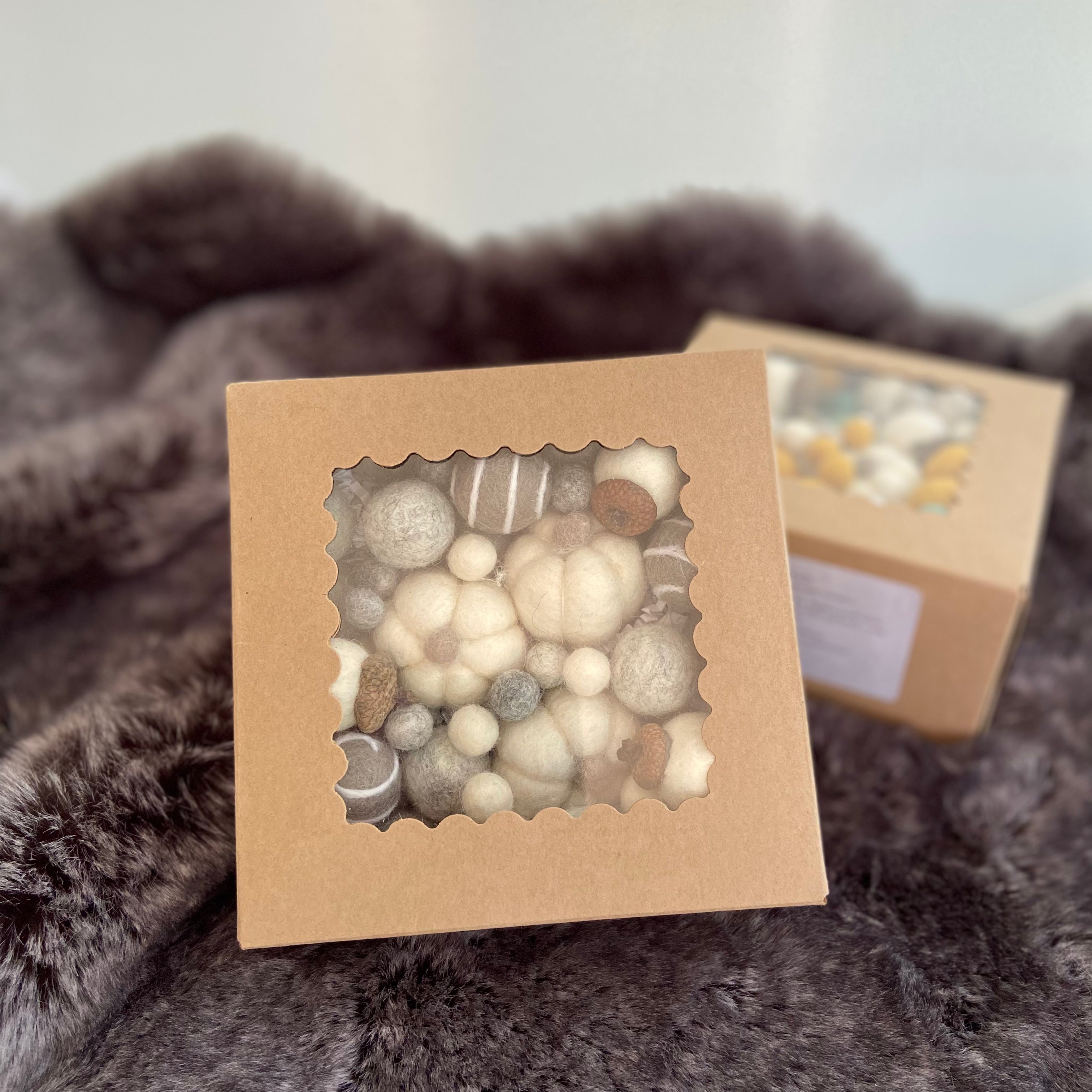 DIY Chai Latte Wool Garland Kit