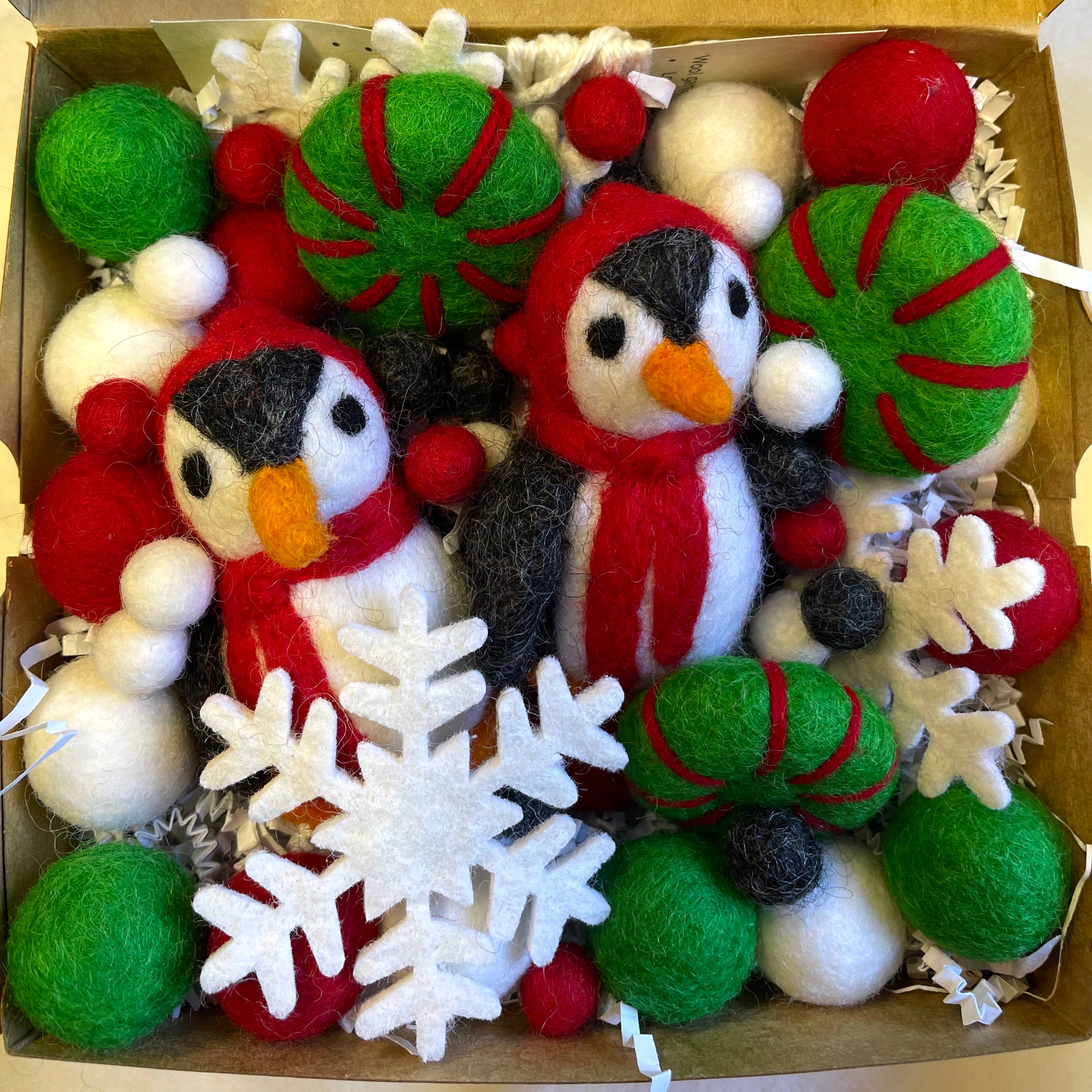 DIY Penguin Wool Garland Kits