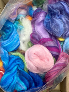 Wool Roving Grab Bags – Janet Marie Felted Goods