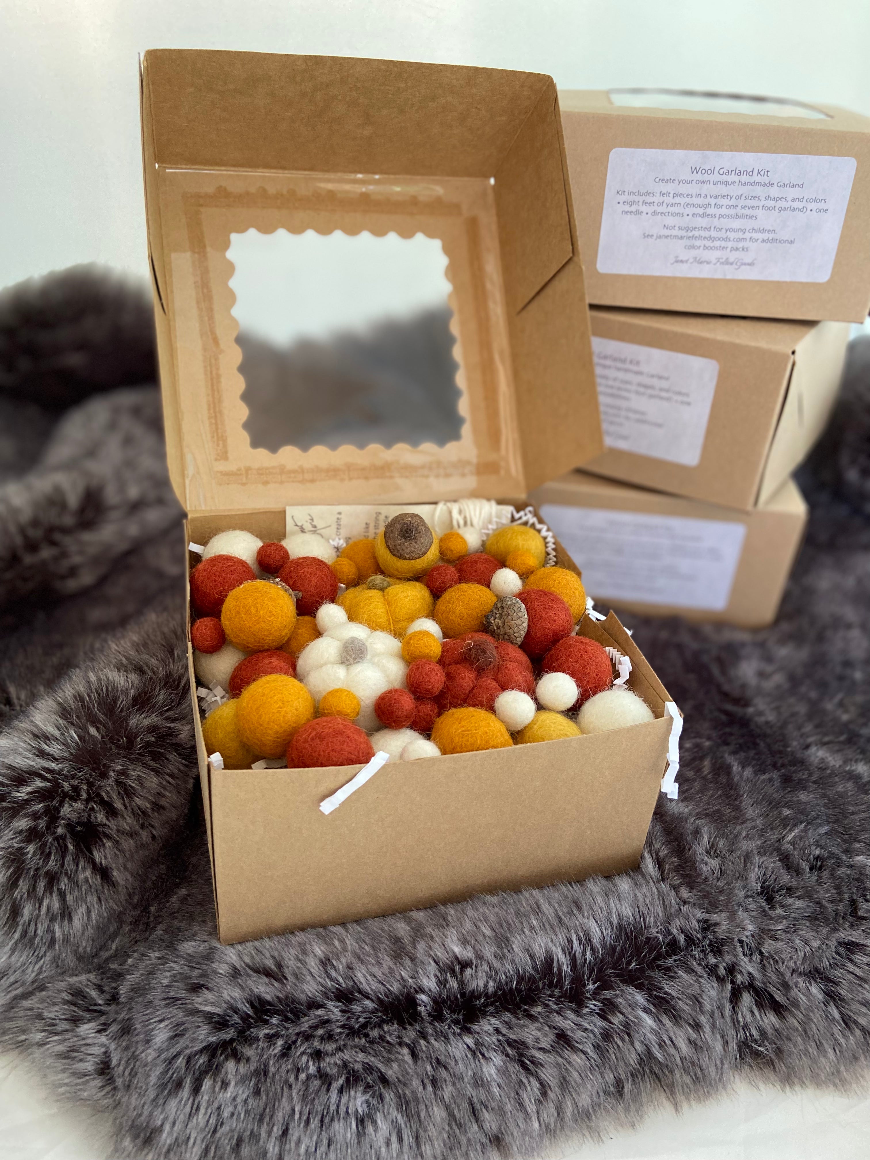 DIY Spiced Cider Wool Garland Kit