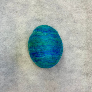 Felted Egg Soap - Blue
