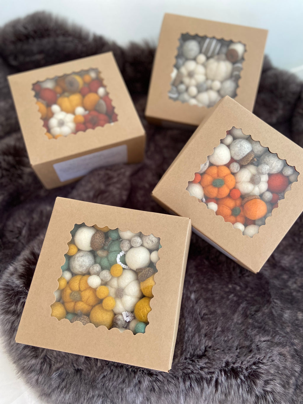 DIY Chai Latte Wool Garland Kit