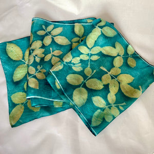 Botanically Dyed Silk Scarf