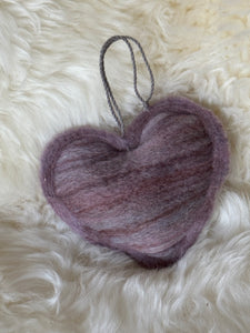 Felted Heart Soap - Multiple Color & Scent Choices