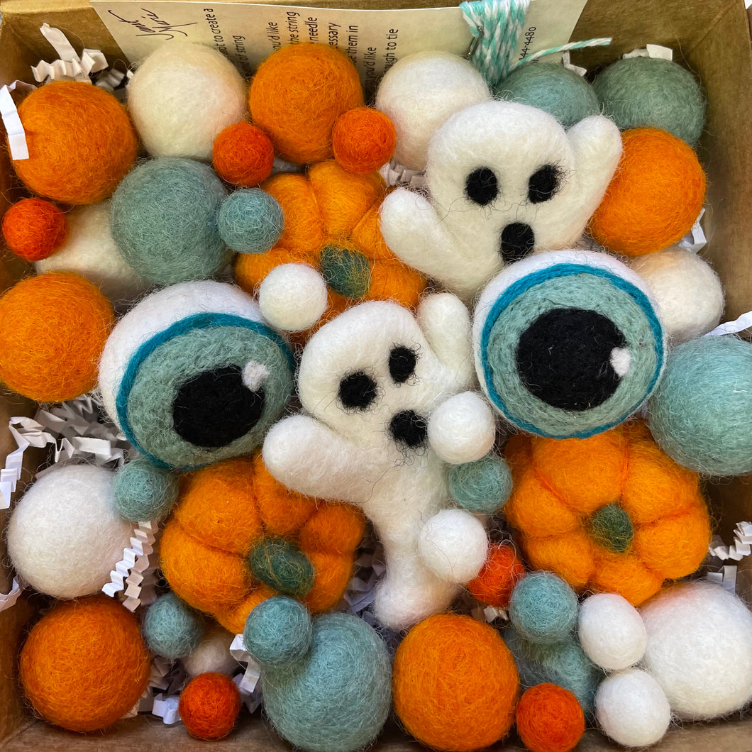 Halloween Wool Garland or DIY Kit