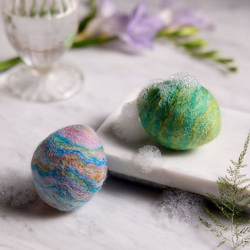 Felted Egg Soap - Multiple Colors & Scents