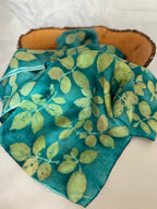 Botanically Dyed Silk Scarf