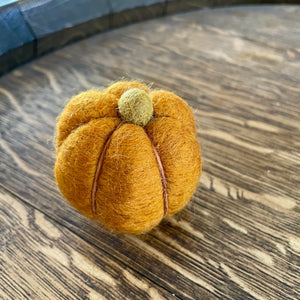 Pumpkin Felted Soap - Small