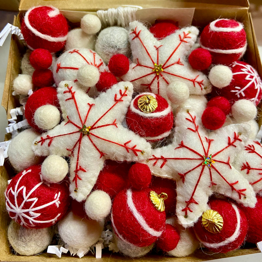 Scandinavian Wool Garland - Kit or Finished Garland