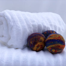Load image into Gallery viewer, Single Merino Wool Felted Dryer Ball - Rainbow Stripe