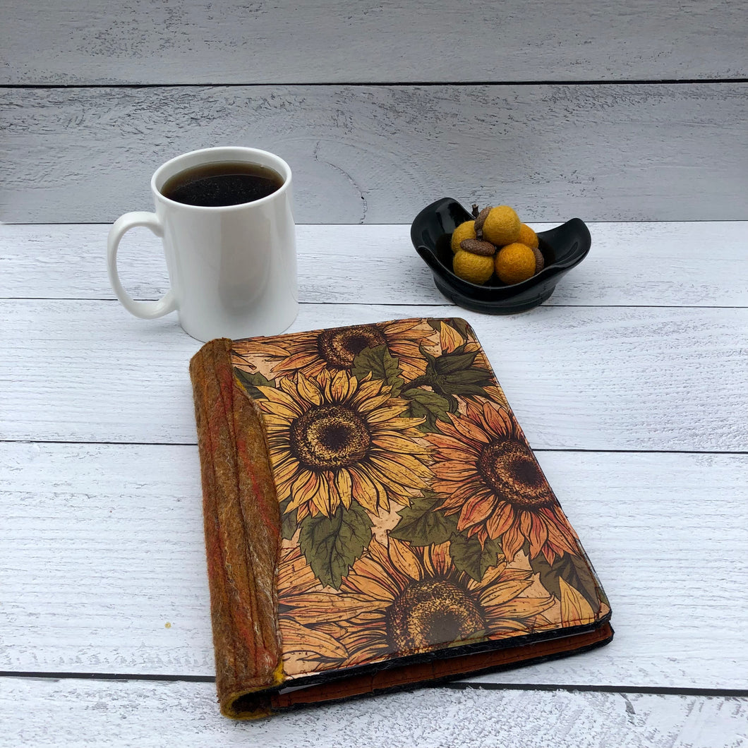 Sunflower Notepad and iPad Mini Cover