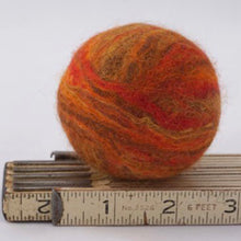 Load image into Gallery viewer, Felted Soap Ball - Fall Orange