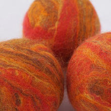 Load image into Gallery viewer, Felted Soap Ball - Fall Orange