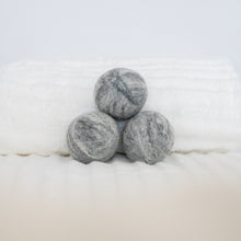 Load image into Gallery viewer, Heather gray wool dryer balls